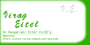 virag eitel business card